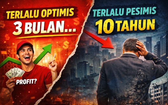 Kenapa Banyak Orang Terlalu Optimis 3 Bulan… Tapi Terlalu Pesimis 10 Tahun